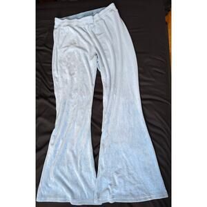 Baby Blue Velvet Straight-Leg Sweatpants - Hollister